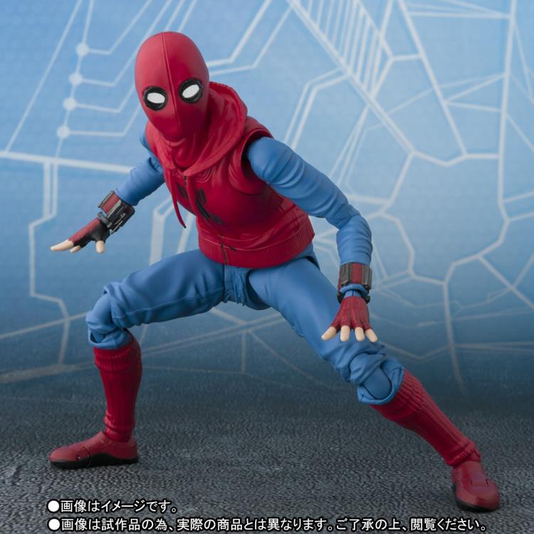 Spider-Man: Homecoming S.H.Figuarts Spider-Man (Homemade Suit Ver.) & Iron Man (Mark XLVII) Exclusive