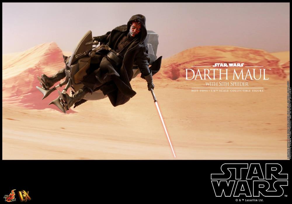 Star Wars: The Phantom Menace DX17 Darth Maul With Speeder 1/6 Scale Collectible Figure