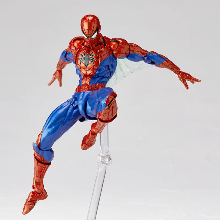 Marvel Amazing Yamaguchi Revoltech NR003 Spider-Man (Ver. 2.0) w/ Bonus Spider Sense Effect Sheet