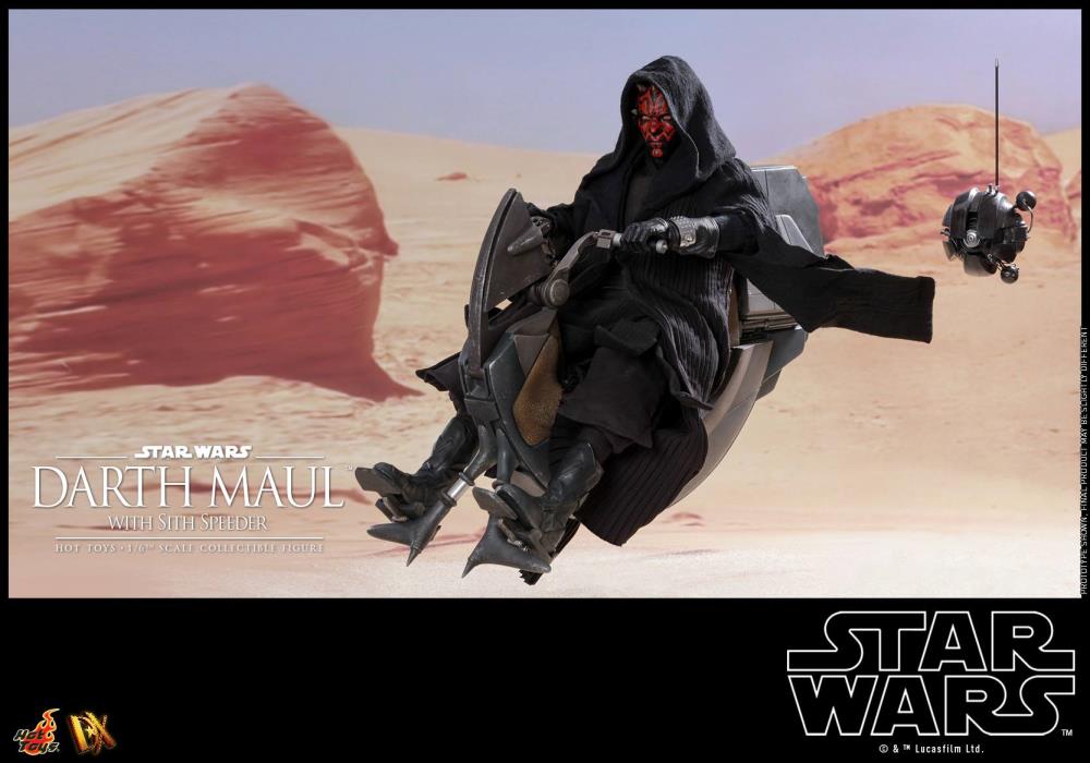 Star Wars: The Phantom Menace DX17 Darth Maul With Speeder 1/6 Scale Collectible Figure