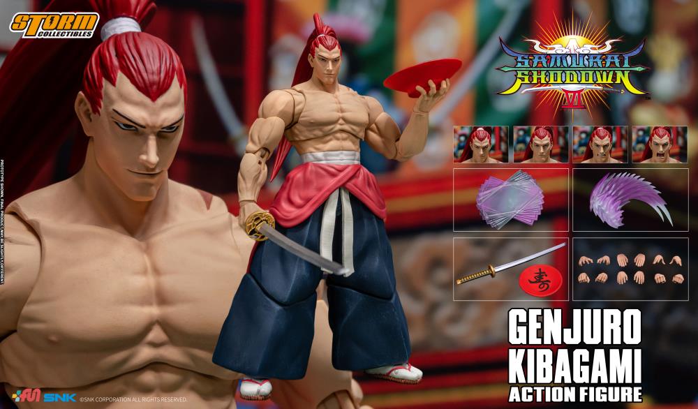 Samurai Shodown Genjuro Kibagami 1/12 Scale Figure