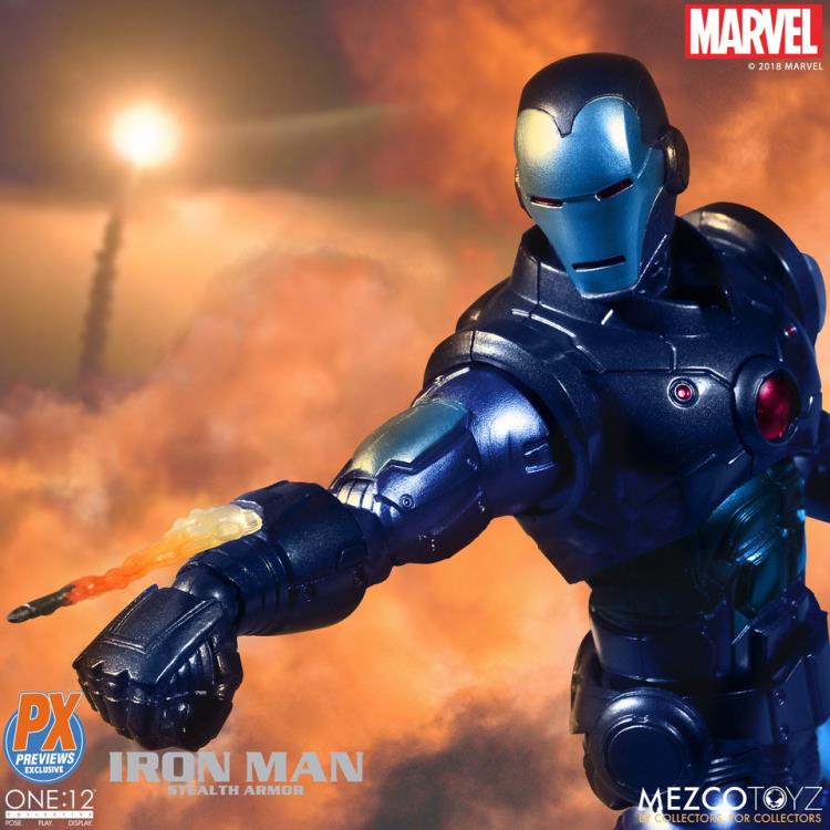 Marvel One:12 Collective Iron Man (Stealth Armor) PX Previews Exclusive