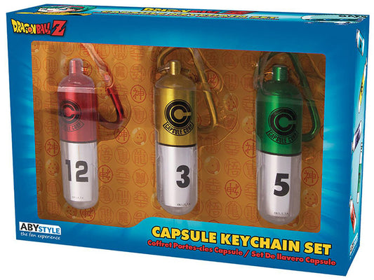 Dragon Ball Z 3D Capsule Keychain Boxed Set