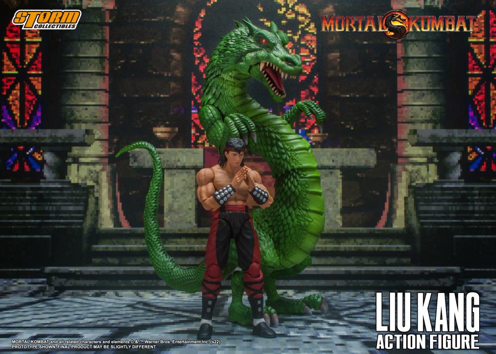 Mortal Kombat VS Series Liu Kang and Dragon 1/12 Scale Figure Set