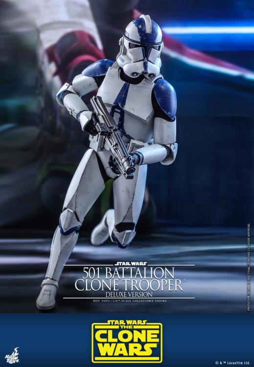 Star Wars: The Clone Wars TMS023 501st Battalion Clone Trooper (Deluxe) 1/6th Scale Figure