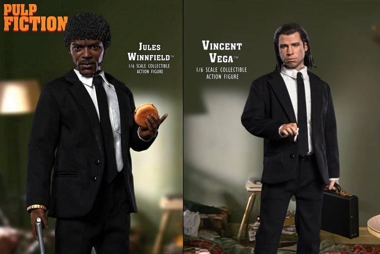 Pulp Fiction Vincent Vega 1/6 Scale Figure & Jules Winnfield 1/6 Scale Figure SET