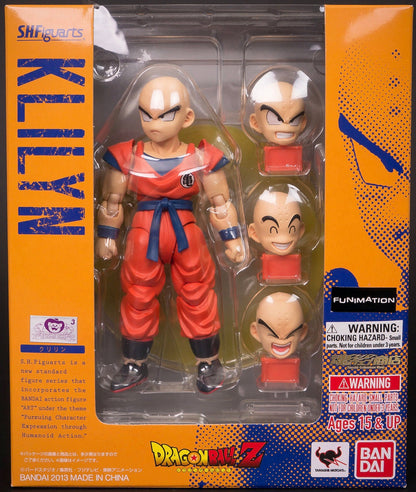 Dragon Ball S.H.Figuarts Klilyn (Krillin 1.0) Exclusive w/ Shipper Box