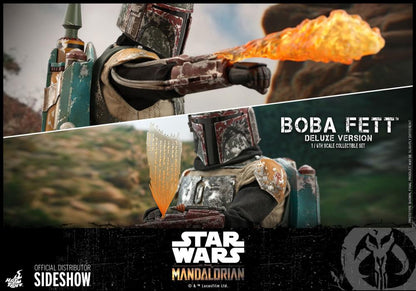 The Mandalorian TMS034 Deluxe Boba Fett 1/6th Scale Collectible Figure Set
