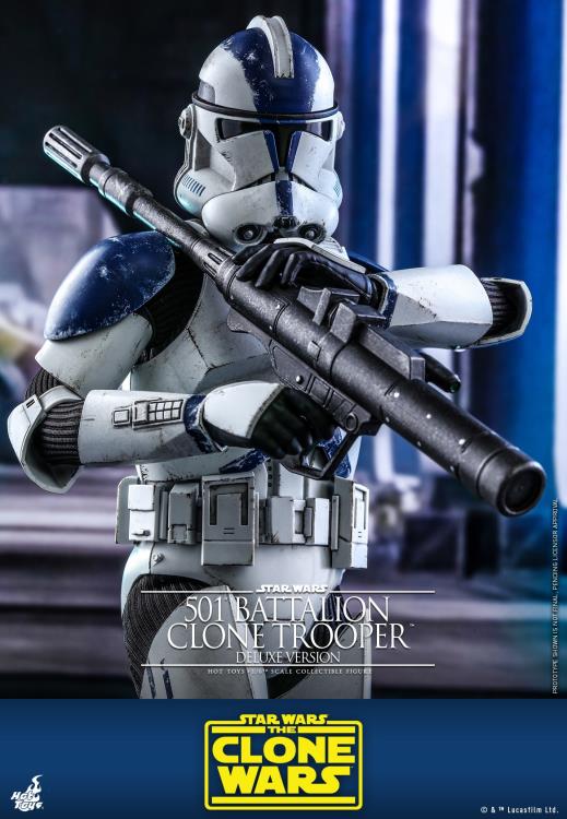 Star Wars: The Clone Wars TMS023 501st Battalion Clone Trooper (Deluxe) 1/6th Scale Figure