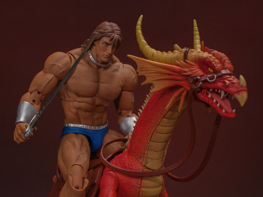 Golden Axe Ax Battler & Red Dragon 1/12 Scale Figure Set