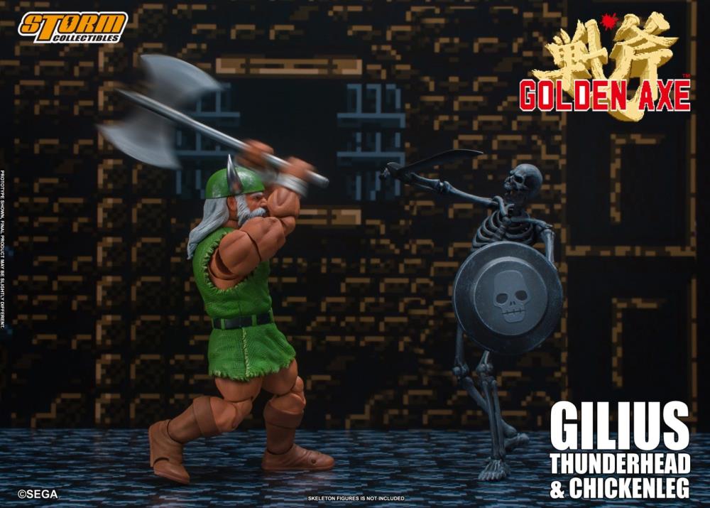 Golden Axe Gilius Thunderhead & Chickenleg 1/12 Scale Figure Set