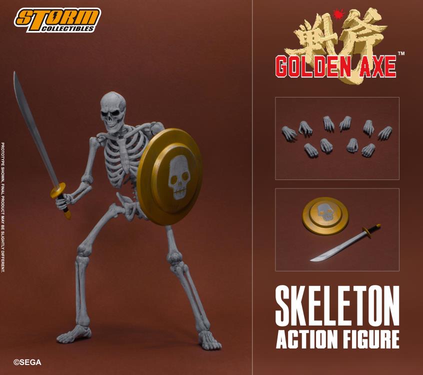 Golden Axe Skeleton Soldier 1/12 Scale Figure Two-Pack