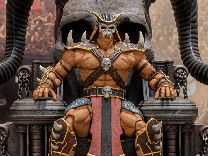 PRE-ORDER Mortal Kombat Shao Kahn w/Throne (Deluxe Ver.) 1/12 Scale Figure