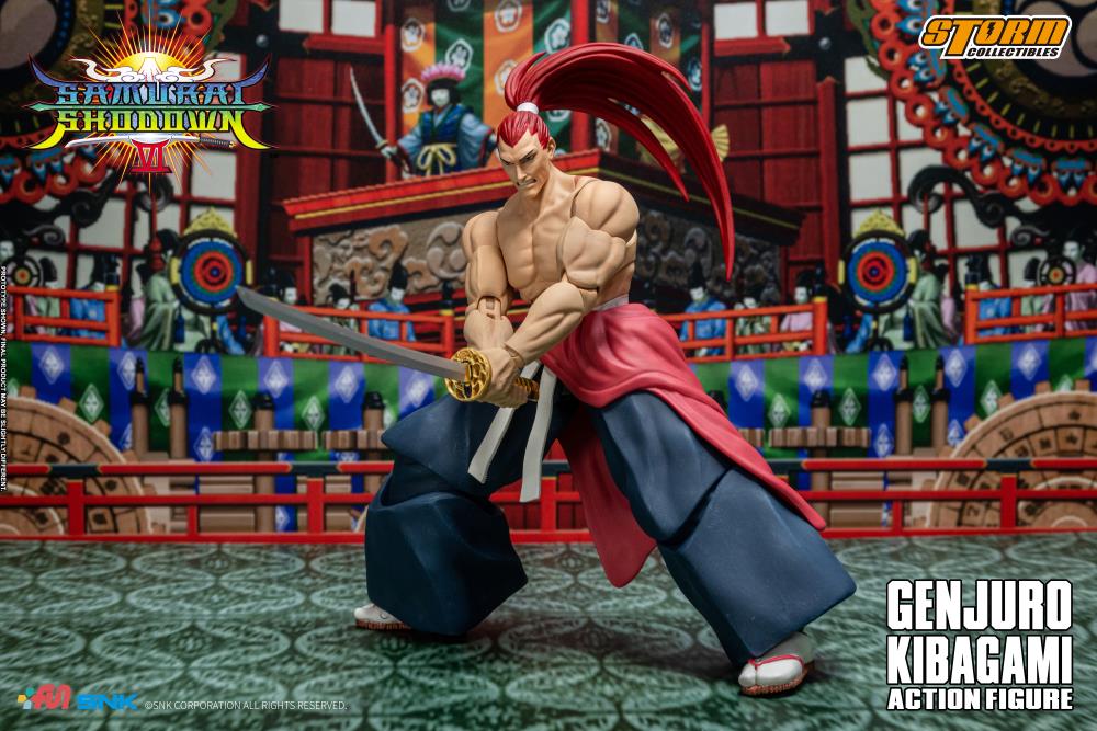 Samurai Shodown Genjuro Kibagami 1/12 Scale Figure