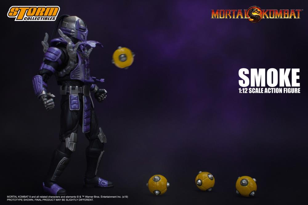 Mortal Kombat VS Series Cyber Ninja Smoke 1/12 Scale NYCC 2019 Exclusive Figure