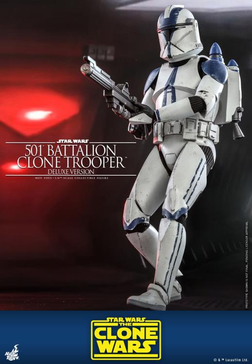 Star Wars: The Clone Wars TMS023 501st Battalion Clone Trooper (Deluxe) 1/6th Scale Figure