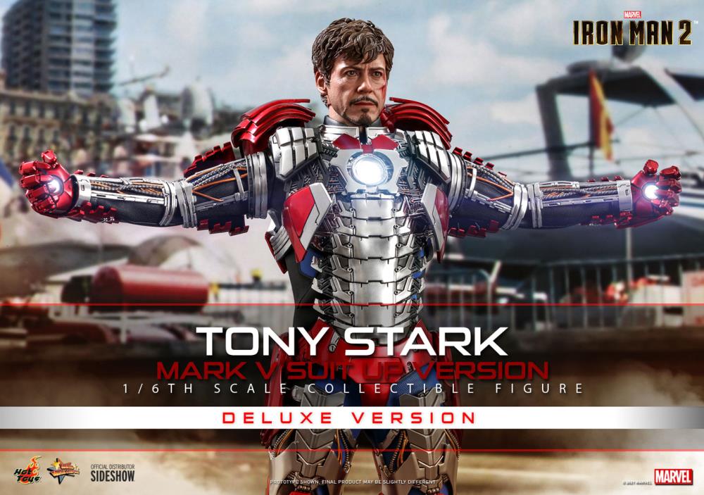 Iron Man 2 MMS600 Tony Stark (Mark V Suit Up Ver.) Deluxe 1/6th Scale Collectible Figure