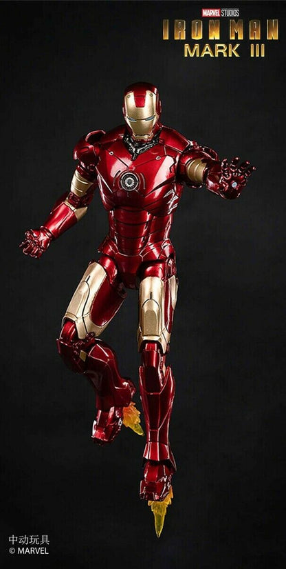 ZD Toys 1/10 Scale 18cm Iron Man Mark III Marvel Action Figure