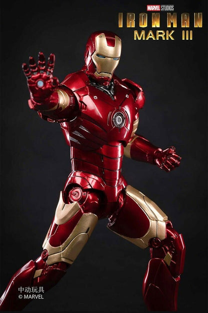 ZD Toys 1/10 Scale 18cm Iron Man Mark III Marvel Action Figure