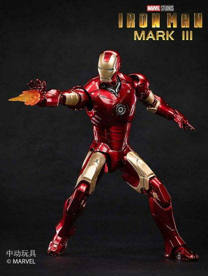ZD Toys 1/10 Scale 18cm Iron Man Mark III Marvel Action Figure