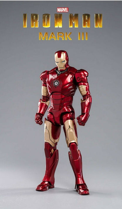 ZD Toys 1/10 Scale 18cm Iron Man Mark III Marvel Action Figure