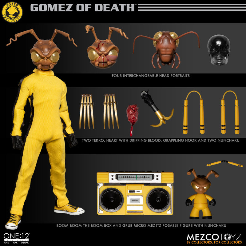 Mezco Toyz One:12 Collective Gomez of Death Exclusive Edition With Extra Heads